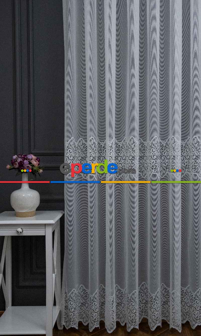 Taç Tül Ara Bant Damask Model Tül Yeni Sezon Tül