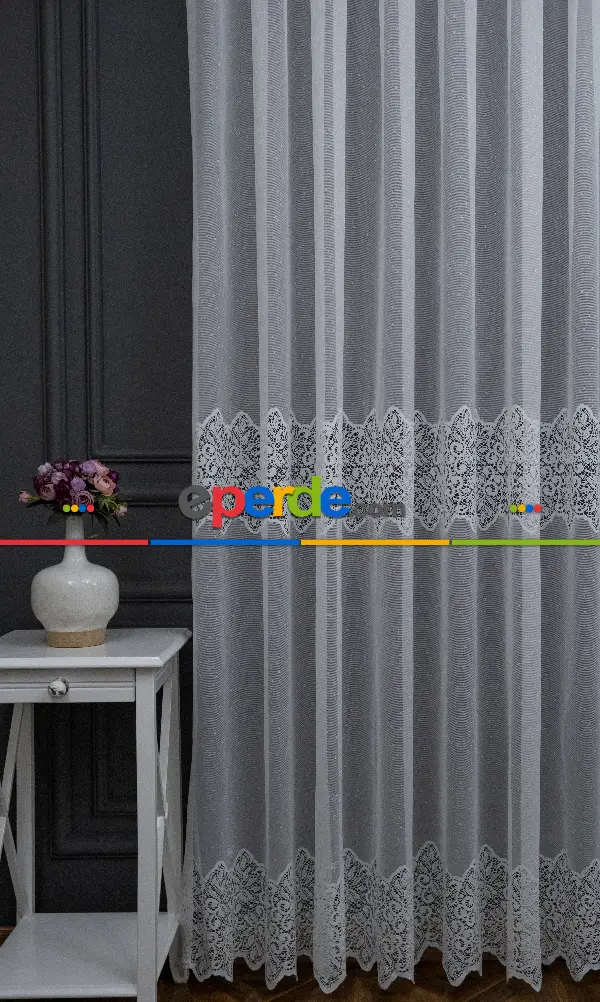 Taç Tül Ara Bant Damask Model Tül Yeni Sezon Tül