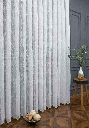 Taç Pırlanta Örme Tül Ekru