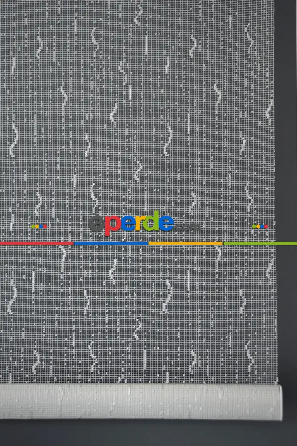 Halim Perdesan Dacuz-91 Beyaz Renk Etekli Veya Eteksiz Çift Mekanizmalı Tül Stor Perde