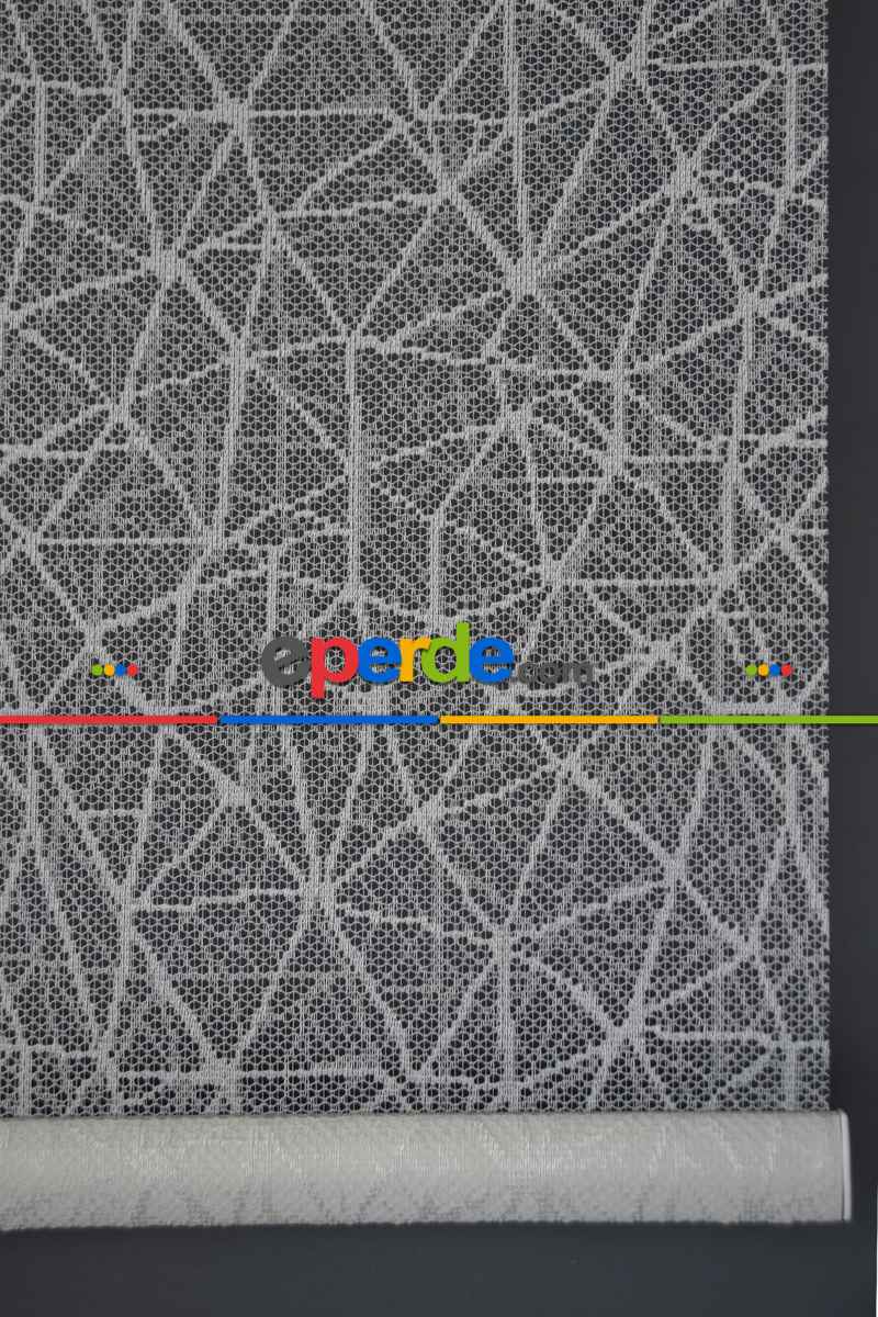 Halim Perdesan Dacuz-205 Beyaz Renk Etekli Veya Eteksiz Çift Mekanizmalı Tül Stor Perde