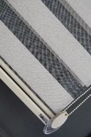 Krem-bej Yüksek Kaliteli Keten Zebra