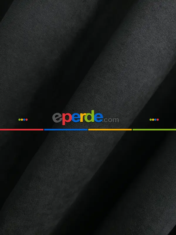 Arzenen Birinci Sınıf Kalite Kadife Dokulu Tek Kanat Fon Perde.- Antrasit