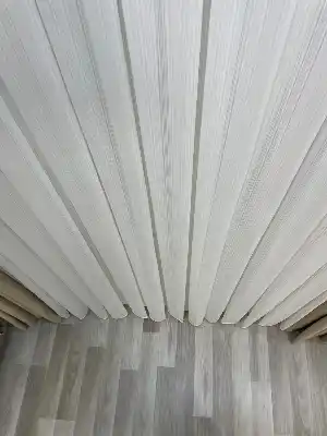 Premium Simli Pırlanta Ağır Gramajlı Dökümlü 1/3 Sık Pileli Ütü İstemeyen Tül Perde