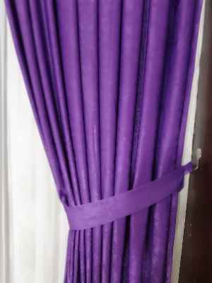 Soft Mor Fon Perde- Mor