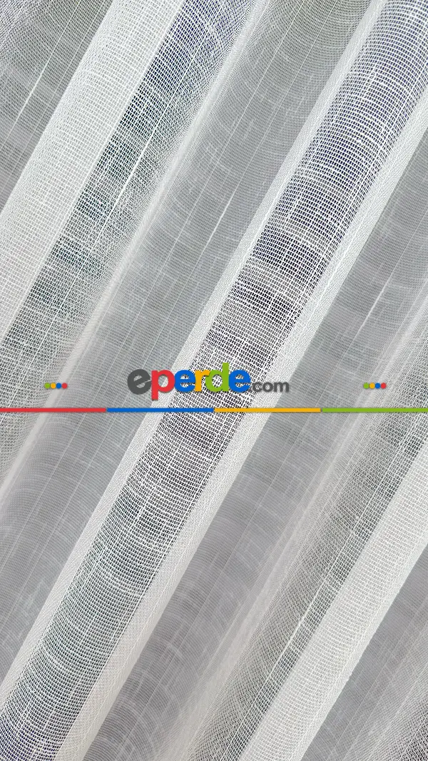 Natural Keten Tül Birinci Kalite İplikten Özel Üretilmiştir - Kurşunlu Tül