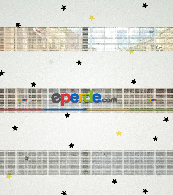 Çocuk Odası - Yıldız Desenli Baskılı Zebra Perde- Çok Renkli