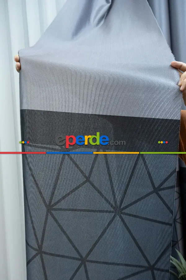 Lens Akıllı Dikey Tül Perde Mermer-33- Çok Renkli 2