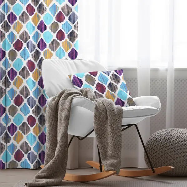 Etnik Fon Perde Evim 250 Kumaşı Kalındır Duck Bezi Değildir