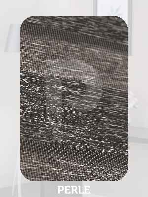 Koyu Gri Renk Bambu Stor Zebra Perde Yüksek Kalite Alüminyum Kasa Soft Bamboo