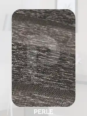 Koyu Gri Renk Bambu Stor Zebra Perde Yüksek Kalite Alüminyum Kasa Soft Bamboo
