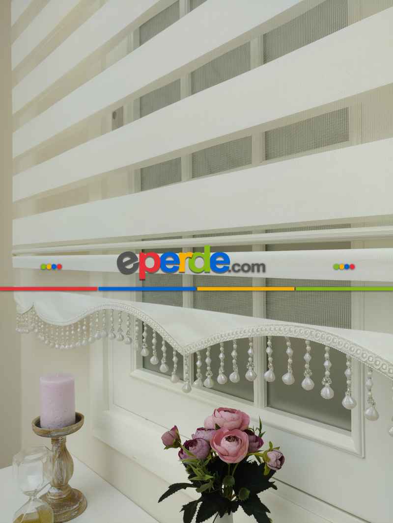 Oturma Odası - Zebra Perde - Düz Zebra Zebra ( Eco Serisi )- Ekru