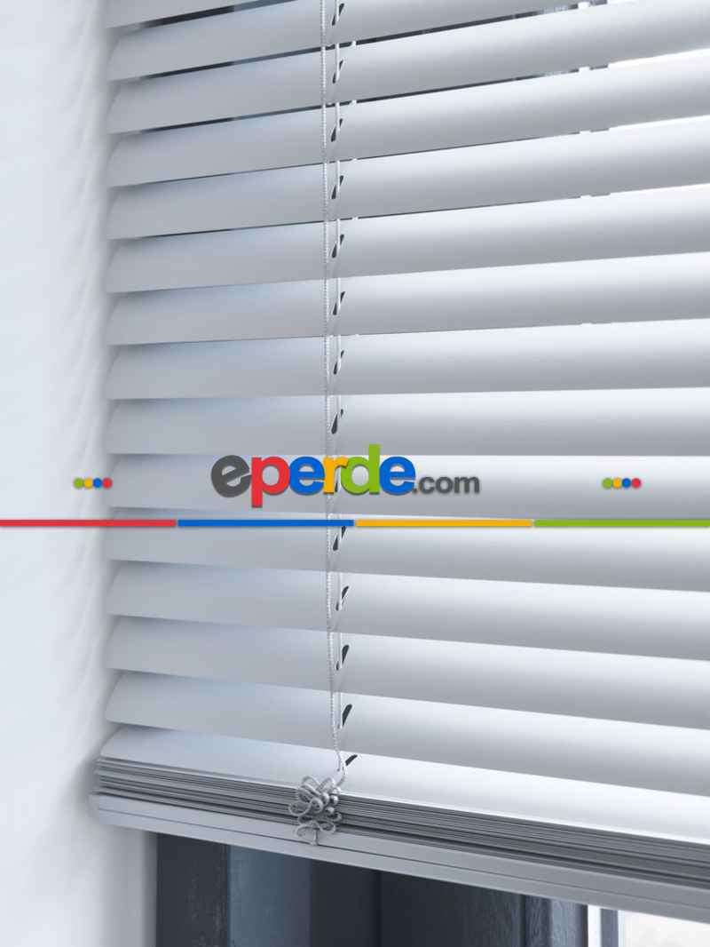 Alüminyum Gri Metal Jaluzi Perde