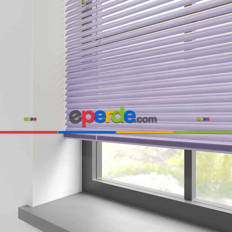 Mutfak - Oda Perde - 50mm Metal Jaluzi Perde, Polywood, Ahşap Görünümlü, Alev Almaz, Antrasit, Siyah Ve Ahşap Tonlarında