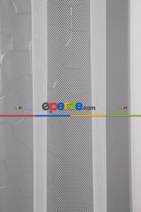 Ekru - Grek Düz Tül Perde