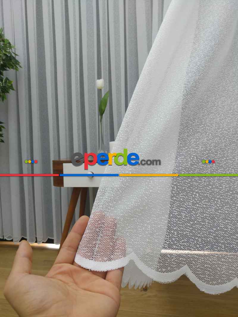 ( Orjinal ) Kdk Spor Desen Salon Fransız Dantel Tül Perde & Kruvaze Perde-