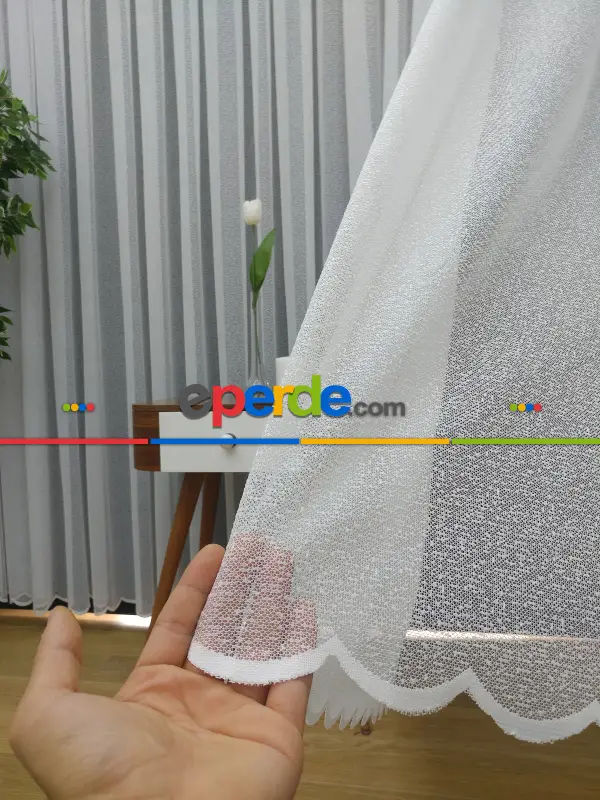 ( Orjinal ) Kdk Spor Desen Salon Fransız Dantel Tül Perde 