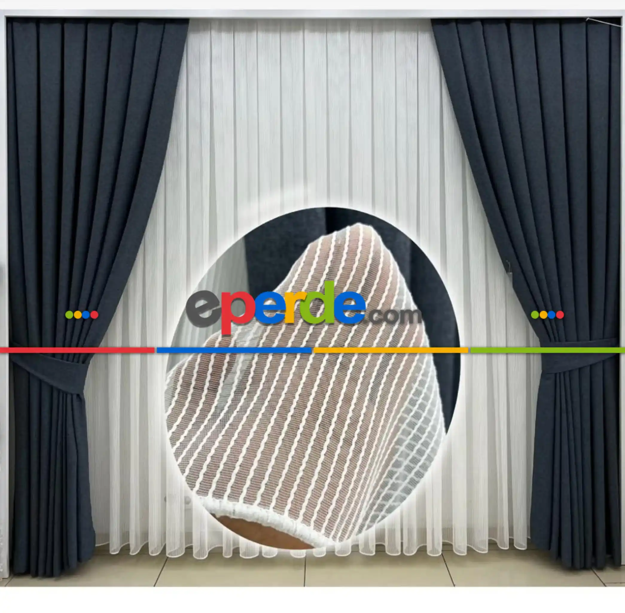 Salon - Brillant Lüx Tül Perde