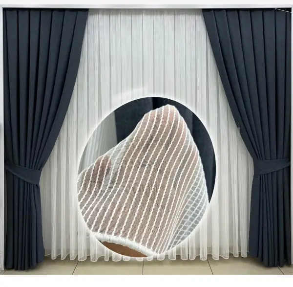 Salon - Brillant Lüx Tül Perde