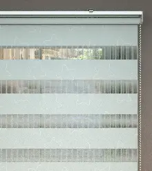 Yıldız Desenli Baskılı Zebra Perde- Çok Renkli