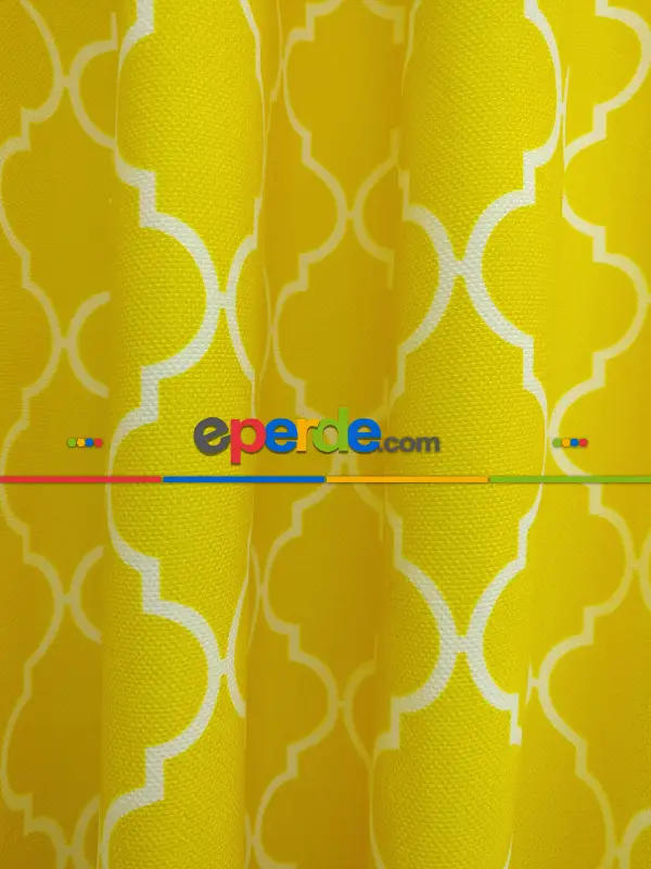 Mutfak Fon Perde- Sarı