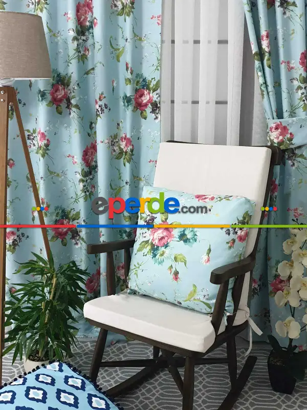 Yatak Odası - Mutfak Fon Perde- Pembe