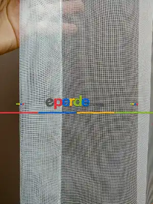 Ekru Dönergücü - Pırıltı Mat Zemin Düz Tül Perde 1.kalite (!!!şok Fiyat)