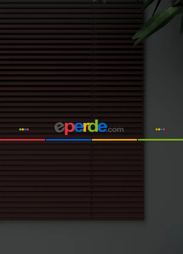 Bordo - Alüminyum Jaluzi Perde - 25mm Kalınlığında