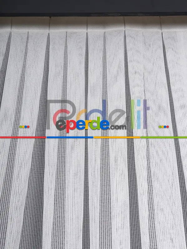 Kare File Dokulu Tül Perde - Yıkanabilir Gramajlı Kumaş