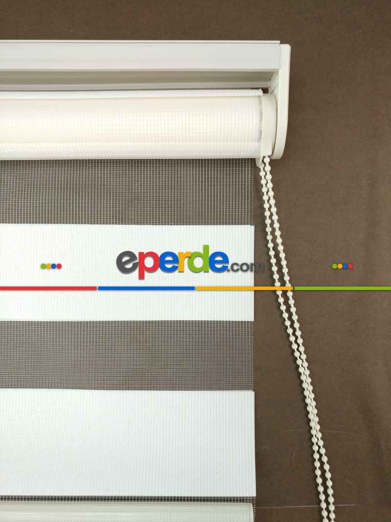 Zebra Perde - Düz Zebra Perde- Ekru