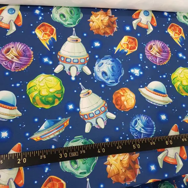 Çocuk Odası Fon Perde Evm383 _c - Kumaşı Kalındır Duck Bezi Değildir.- Lacivert-Mavi-Çok Renkli