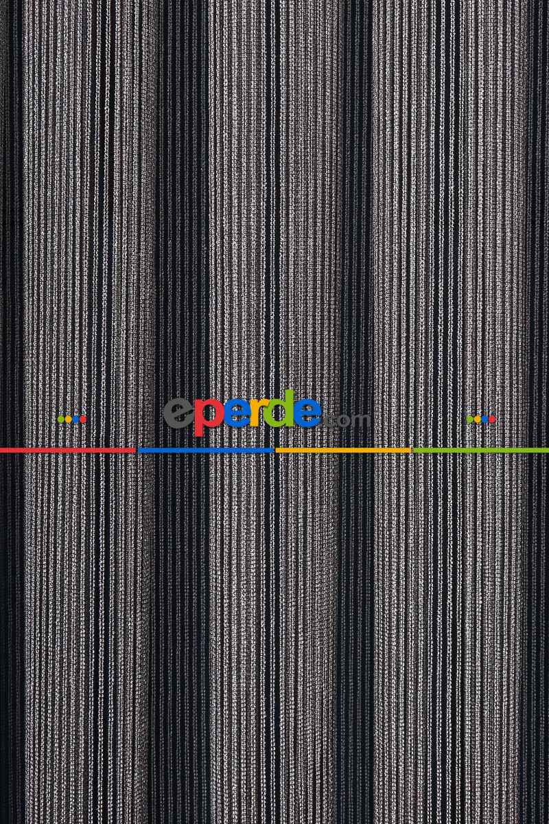 Salon Tül - Luka Gri-antrasit Düz Tül Perde Ütü İstemez