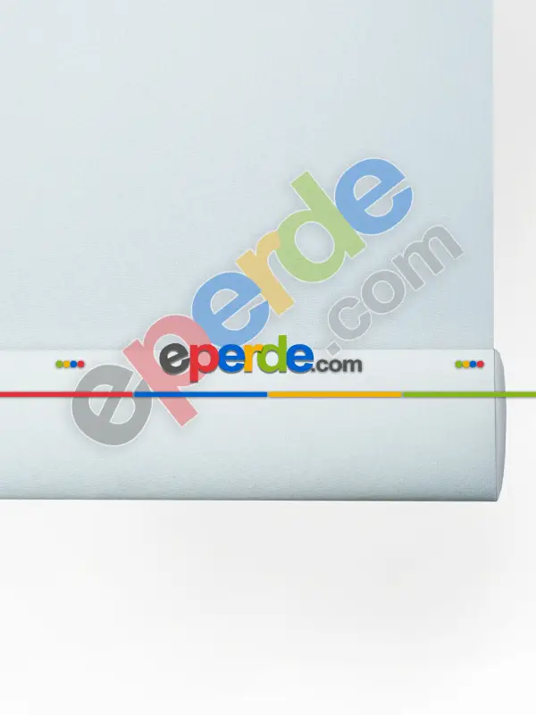 Beyaz Saten Stor Perde- Beyaz