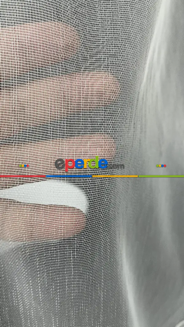 Oturma Odası - Trend Perde Modelleri 2023 Motif Desenli Nakışlı Tül Perde 01