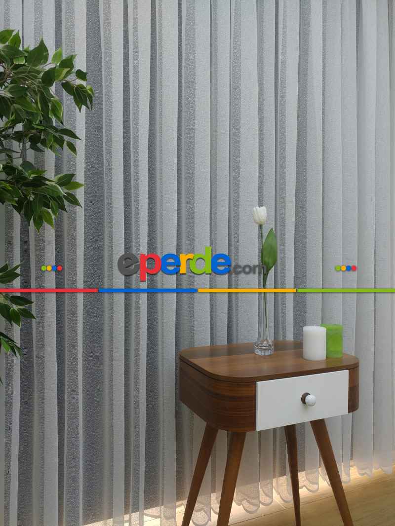 ( Orjinal ) Kdk Spor Desen Salon Fransız Dantel Tül Perde & Kruvaze Perde-