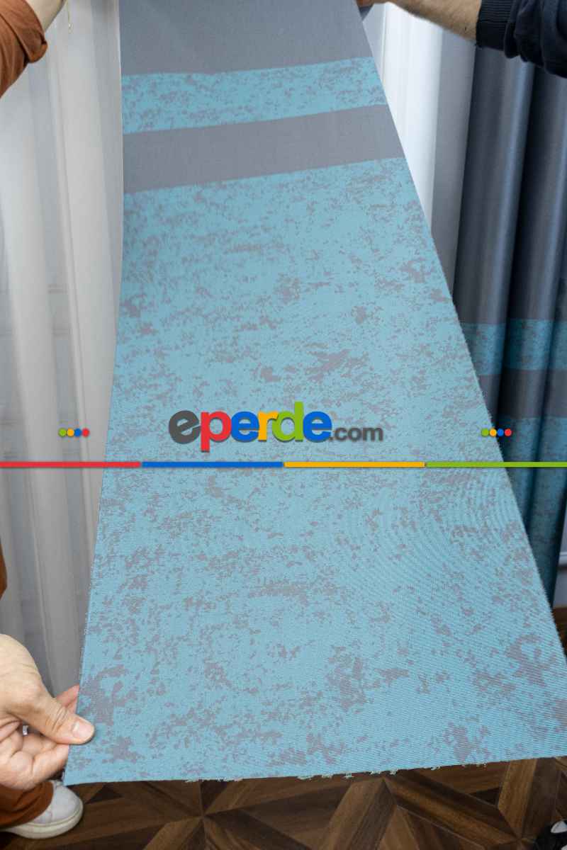 Lens Akıllı Dikey Tül Perde-15- Çok Renkli 2