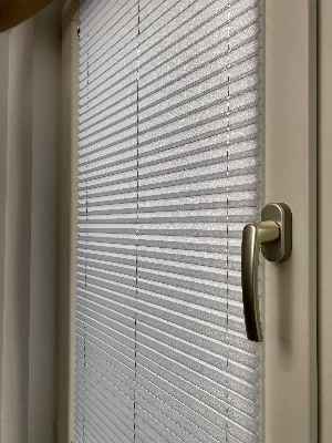 Mutfak - Plisel Perde, Gri Diamond Seri Cam Balkon Perdesi 1. Kalite Matkapsız Montaj Yaylı Sistem