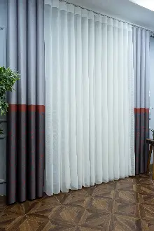 Lens Akıllı Dikey Tül Perde Koza-31- Çok Renkli 2