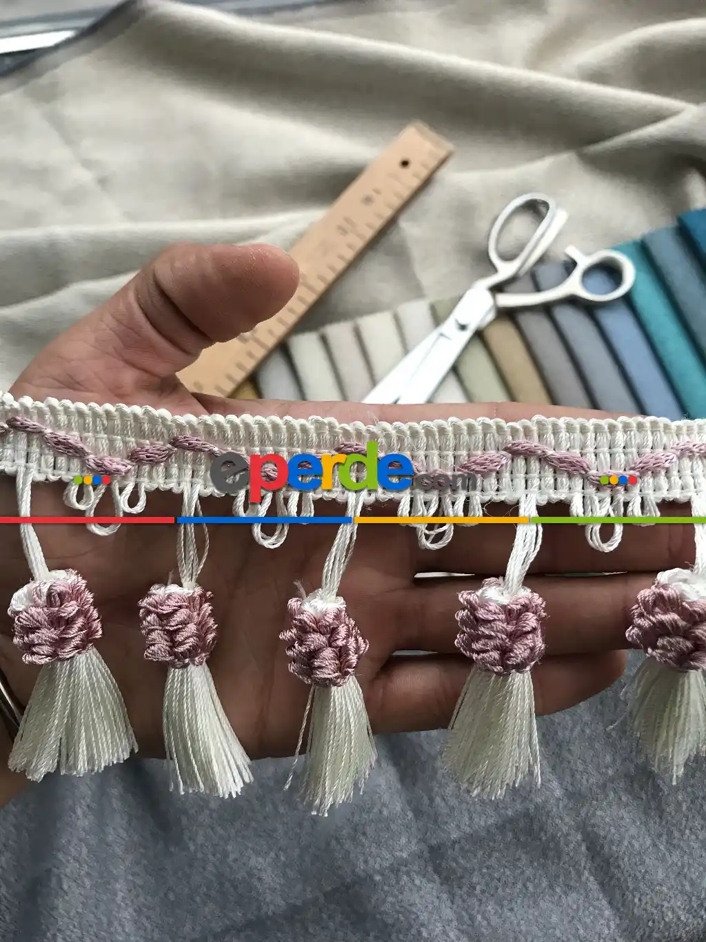 Trend Saçak Serisi Dt - 405- Krem-pembe Pudra Pembe