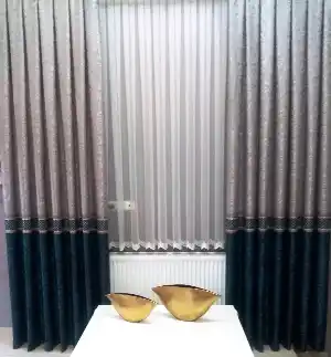 Brillant Pano Fon Perde Orjinal Brillant Gallery Liva Boner Serisi 1. Kalite- Petrol Mavisi