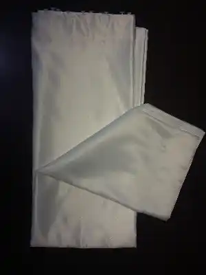 Saten Güneşlik- Beyaz-Krem