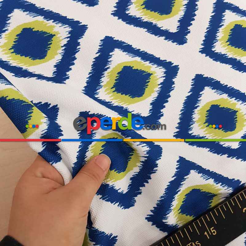 İkat Desenli Fon Perde Evm1503-4 Kumaşı Kalındır Duck Bezi Değildir-  Çok Renkli 2