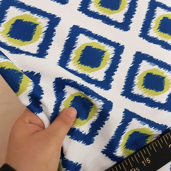 Salon - İkat Desenli Fon Perde Evm1503-4 Kumaşı Kalındır Duck Bezi Değildir-  Çok Renkli 2