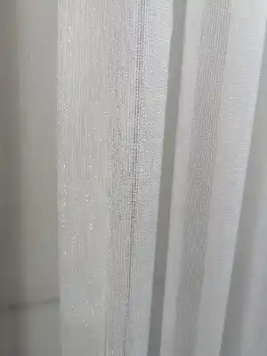 Leor Zırh Güneş Işığında Parlayan Tül Perde - Gümüş