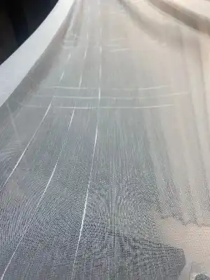 Düz Çizgili Bambu Tül Perde