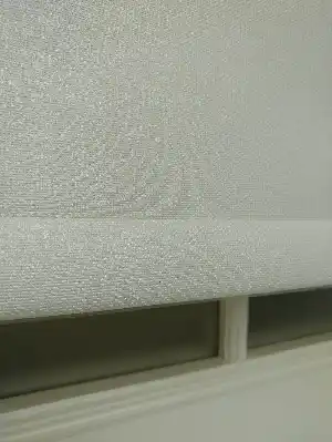 Stor Perde Pastel Simli Serisi (pvc Kaplama) Kalın Dokulu- Krem İnci