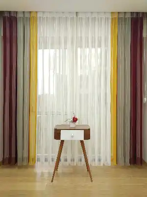 1. Kalite Çizgili Tül Dikey Zebra Perde - Ft-35 Bordo , Ft-09 Elegans , Ft-16 Hardal , Ft-02 Ekru- Bordo-ekru-açık Vizon-hardal