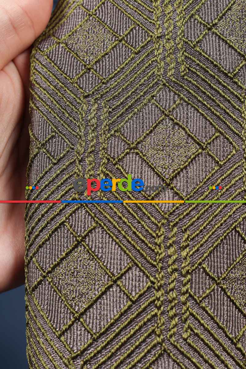 Yatak Odası Fon Perde - S Pile Dökümlü Jakar Dokuma Fon Perde