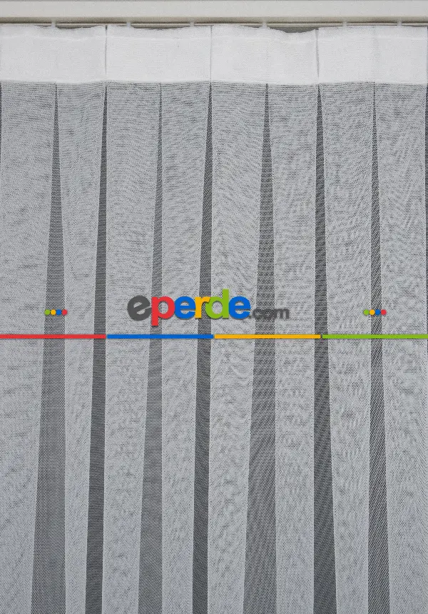 Yatak Odası - Grek Düz Tül Ekru Renk - İtinalı Dikiş Garantisi