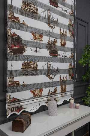 Zebra Perde- İstanbul Baskılı Zebra Perde